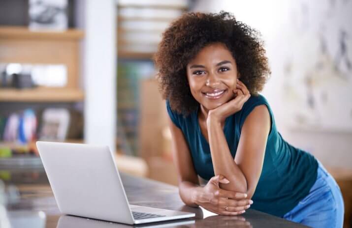 Accessing the internet from her kitchen What I Wish I Knew At My First High School Job