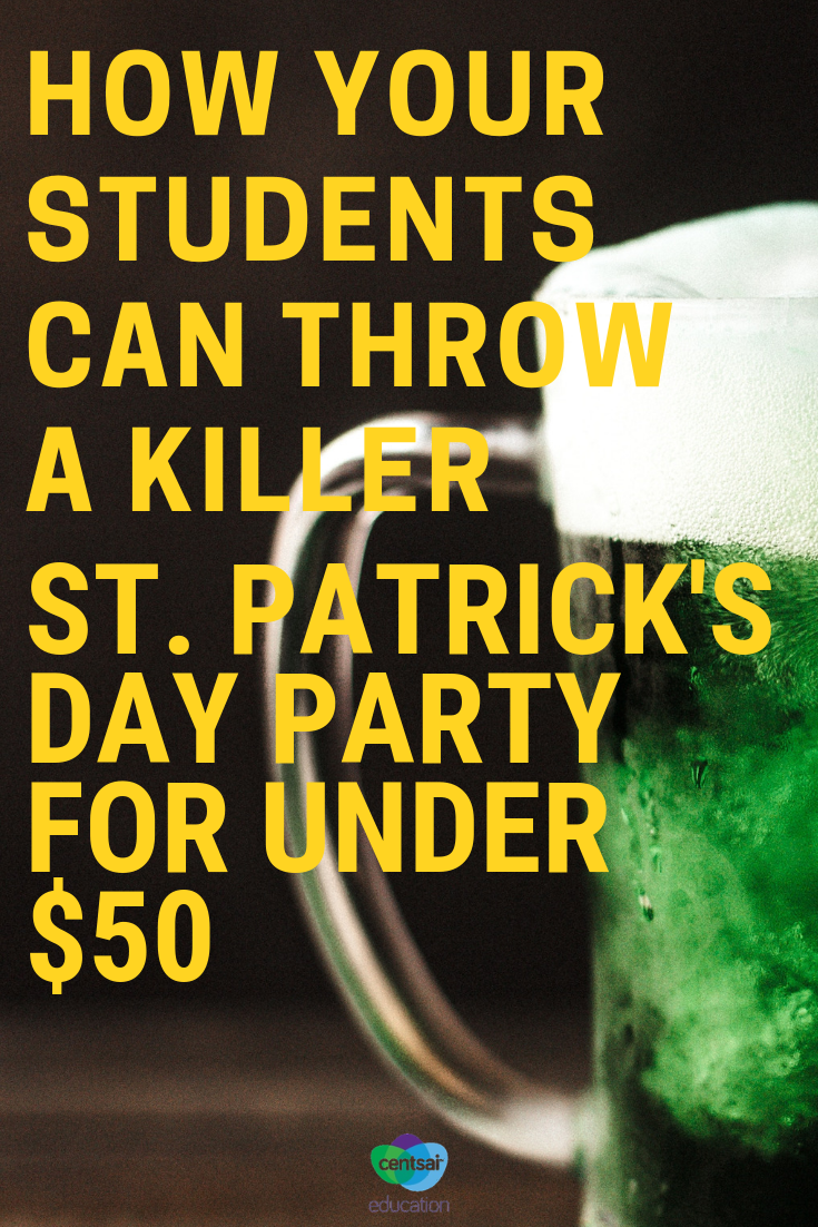 Fun and frugal can go together. Share these great ideas with your students for keeping party costs down.